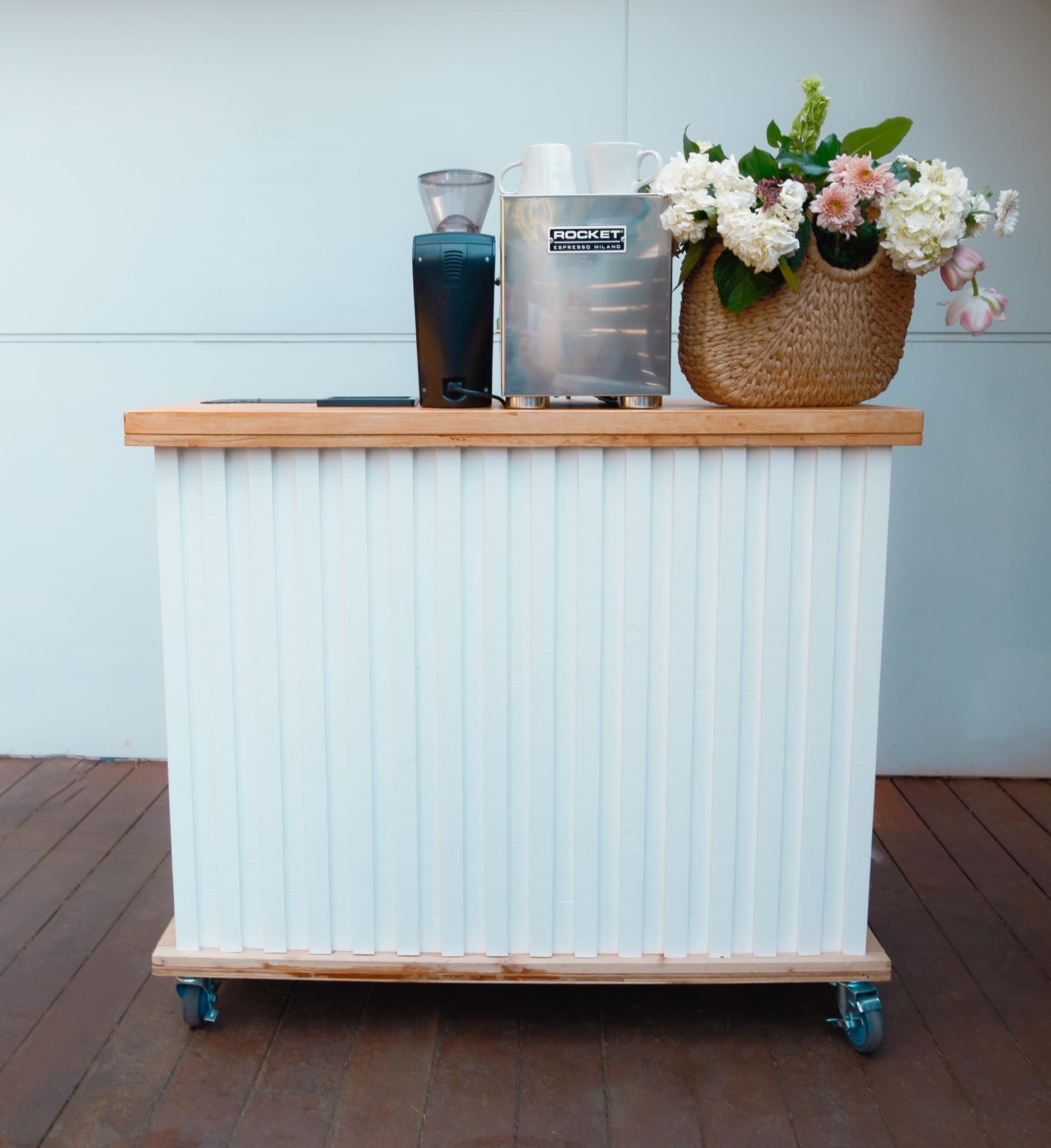 Cafecito Sol mobile coffee cart